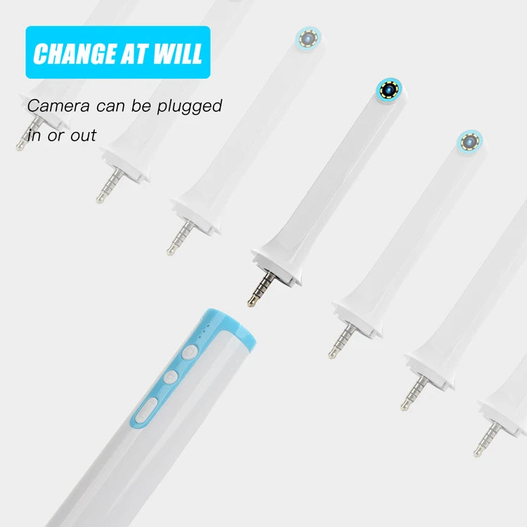 Wireless WiFi Oral Dental Camera 1080p HD Adjustable 8 LED Light Wifi  Intraoral Endoscope for Dentist Tool