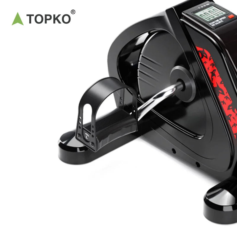 TOPKO US Warehouse Under-Desk Elderly Fitness Exercise Bike Home Silent Exercise Stepper