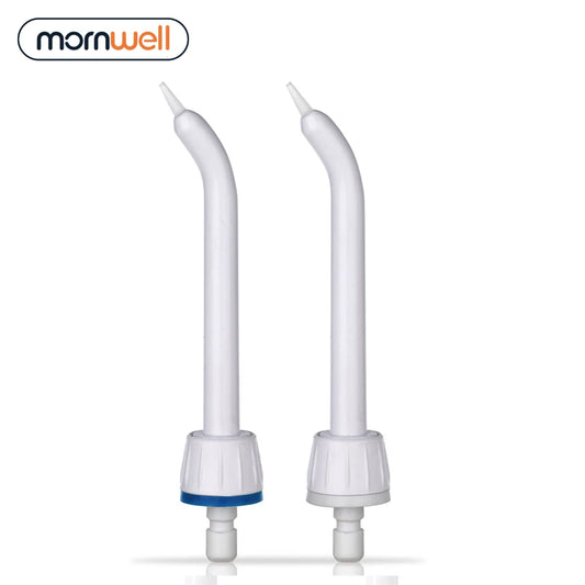 2 Periodontal Pocket Tips With Mornwell D50&D52&F18 Water Flosser Oral Irrigator For Braces and Teeth Whitening