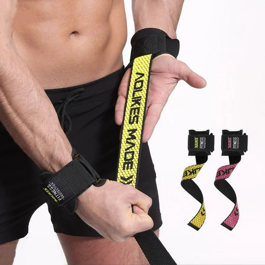 1 Pair Anti-slip Fitness Wrist Support Guard Wraps Crossfit Sport Wristband Weights Hand Straps Gym Bands For Dumbbell Barbell