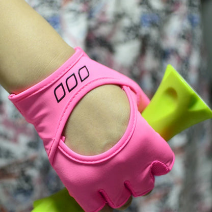 Gym Body Building Training Fitness Gloves Sports Weight Lifting Exercise Slip-Resistant Gloves For Women Yoga Gloves Pink Color