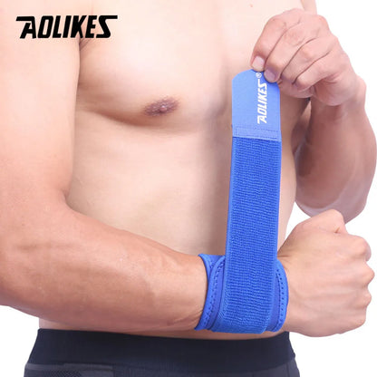 AOLIKES 1PCS Adjustable Wrist Support Brace Brand Wristband Men and Women Gym Wrestle Professional Sports Protection Wrist