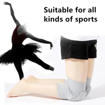 2 Pieces Adults Child Kids Dance Basketball Soccer Goalkeeper Volleyball Yoga Knee Support Knee Pads Gym Fitness Knee Pad