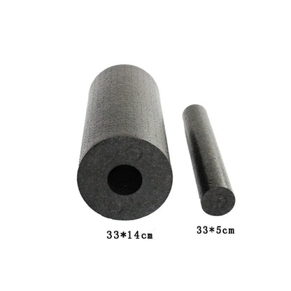 2pcs/set 33x 14cm EPP Foam Roll High Fitness Massage Roller Exercise Balance Yoga Brick Block Gym Equipment Black Sports