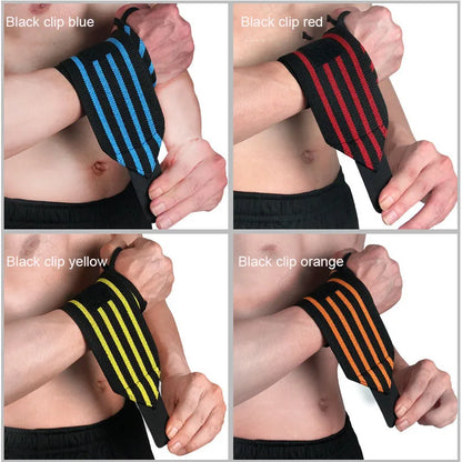 1PCS Weight Lifting Wristband Gym Training Wrist Straps Wraps Sport Safety Wrist Support Wrist Brace Fitness Bandage