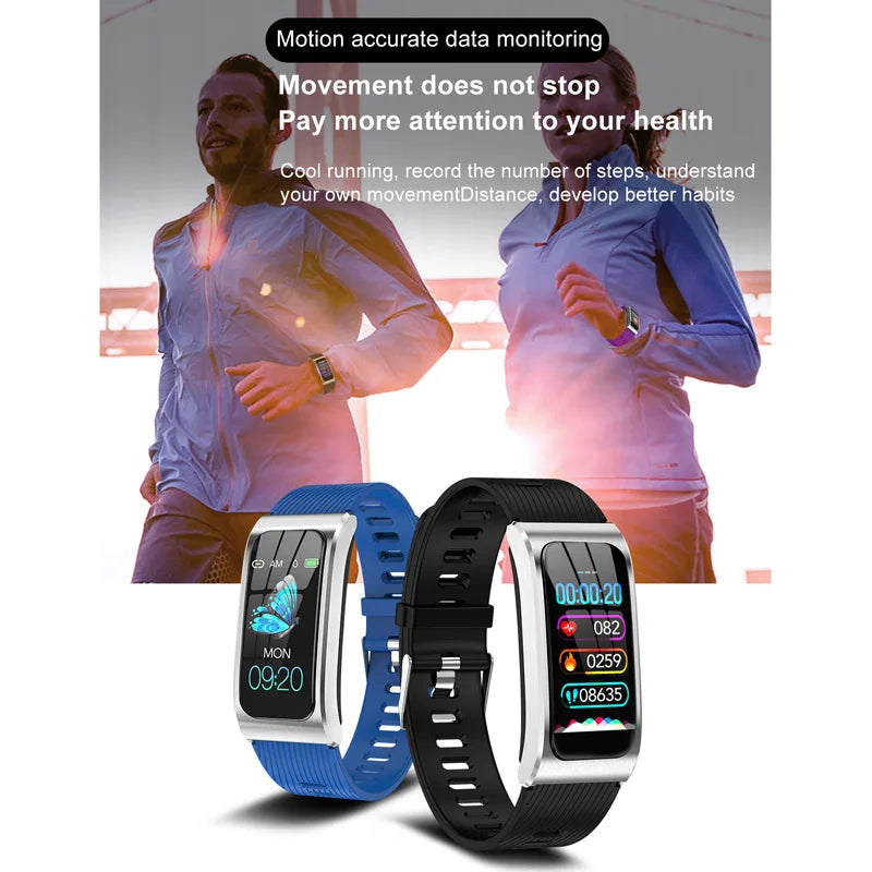 Smart Bracelet Men Women Heart Rate Sports Band Blood Pressure Fitness Tracker Waterproof Color Activity Android IOS Wristwatch