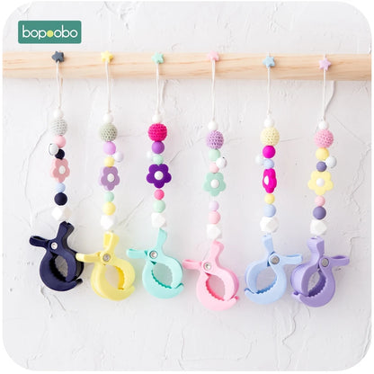 Bopoobo 3pc Baby Toys Lamp Pram Stroller Pegs To Hook Cover Blanket Clips Car Seat Toy Play Gym Accessories Baby Teether