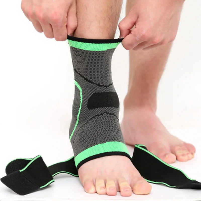 1Pcs Elastic Bandage Support Ankle Protector For Sport Gym Ankle Brace With Strap Belt achilles tendon retainer Foot Guard