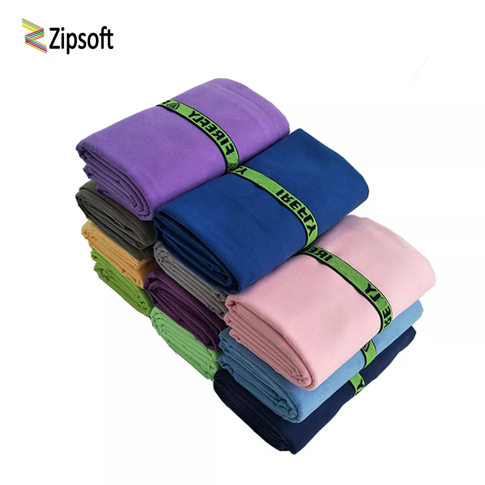 Zipsoft Quick Dry Soft Towel Microfiber Travel Sports Swimming Gym Yoga Mat Adults Blanket Sauna Large Beach Sps Picnic 2021 New