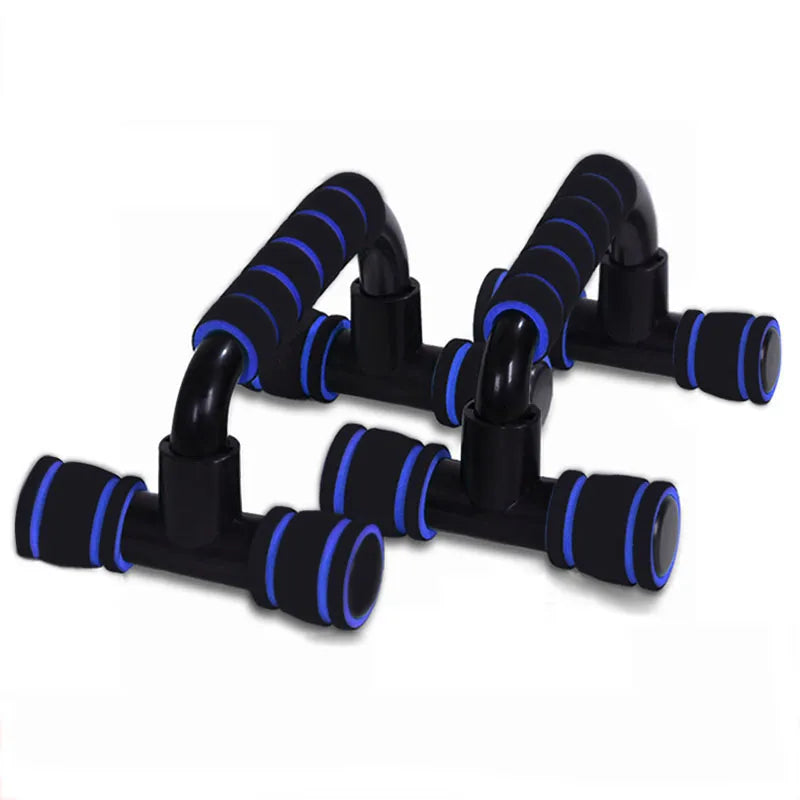 1pair I-shaped Push-up Rack Fitness Equipment Hand Sponge Grip Bars Muscle Training Push Up Bar Chest Home Gym Body Building