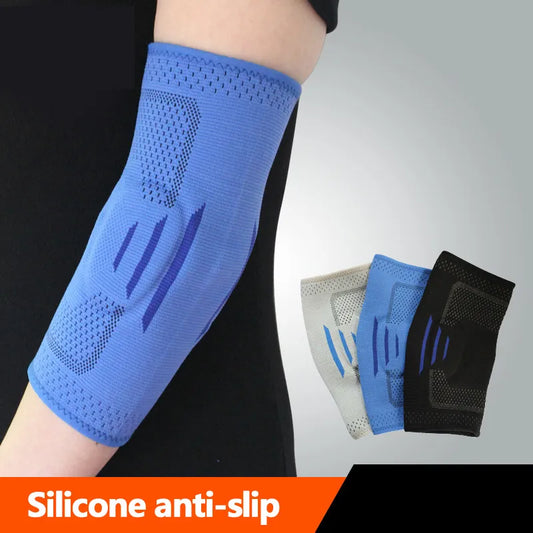 Elbow support Gym Sport Elbow Protector Pad Arm Sleeve Guard Gym Safety Silicone