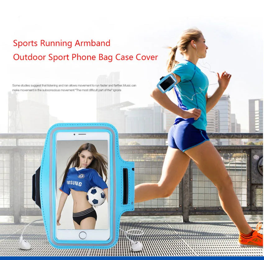 Sport Armband Case 5.5 6.0 inch phone fashion holder for women's on hand smartphone handbags sling Running Gym Arm Band Fitness