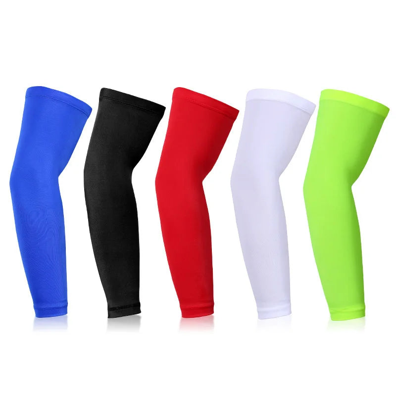 Compression Arm Sleeve Gym Arm Warmers Running Cover Arm guards Basketball Elbow Pads Support Fitness Cycling Sun UV Protection