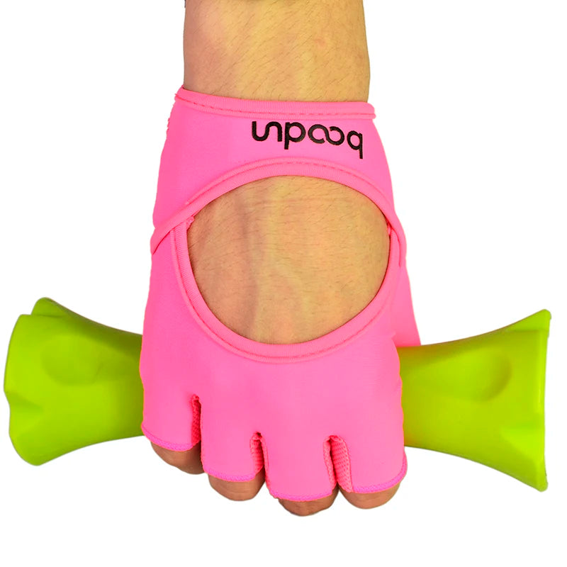 Gym Body Building Training Fitness Gloves Sports Weight Lifting Exercise Slip-Resistant Gloves For Women Yoga Gloves Pink Color