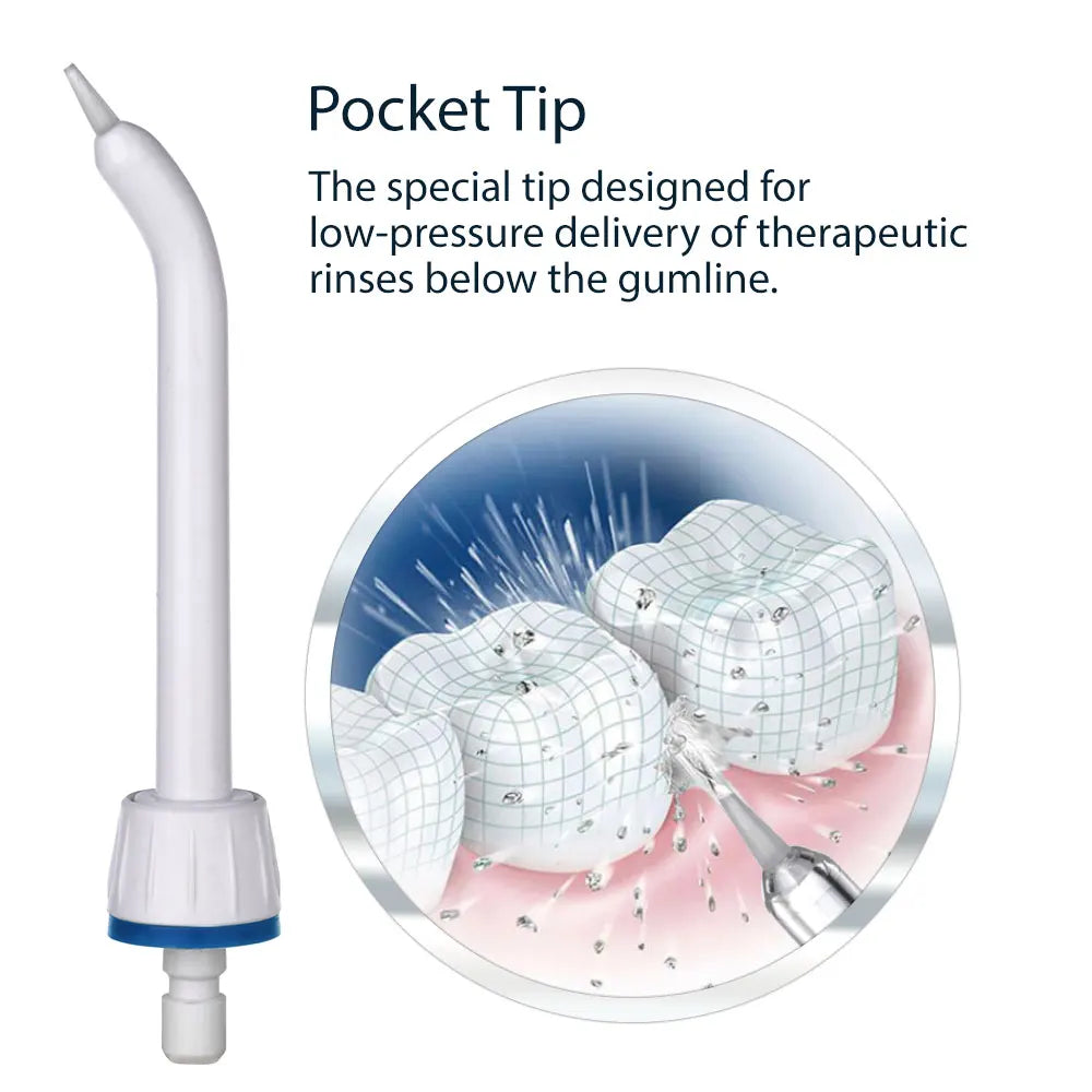 2 Periodontal Pocket Tips With Mornwell D50&D52&F18 Water Flosser Oral Irrigator For Braces and Teeth Whitening