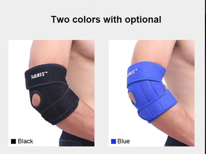 AOLIKES 1PCS Sports Tennis Golf Elbow Pads Support Nylon Arthritis Epicondylitis Pain Brace Sports Gym Knee Pads for safety