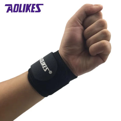 1Pcs Gym Wrist Support Band Strap For Men crossfit Wristband Sports Fitness Wrist Guard Protector bracers polsiera pols brace