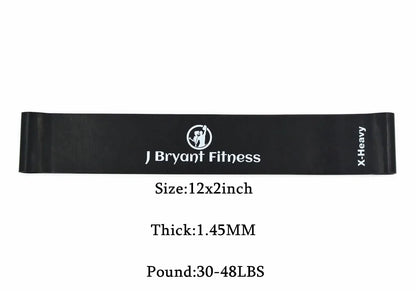 250LB Thick Heavy Resistance Loop Band Set of 5 Latex Core Exercise Physical Therapy Home Gym Fitness Workouts Bands