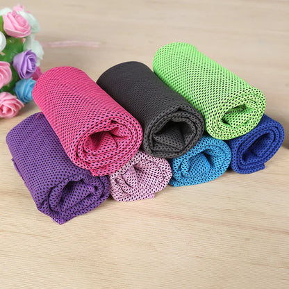 Hot Sale Cool Towel New Ice Cold Enduring Running Jogging Gym Instant Cooling Outdoor Sports Towel