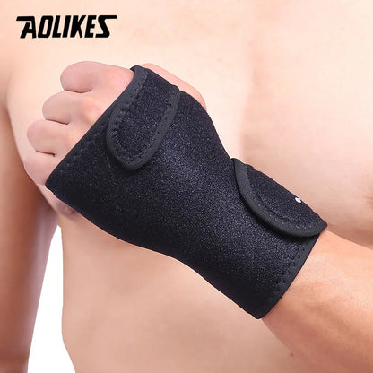 AOLIKES 1PCS Weight Lifting Gym Training Sports Wristbands Wrist Support Straps Wraps Hand Carpal Tunnel Injury Splint