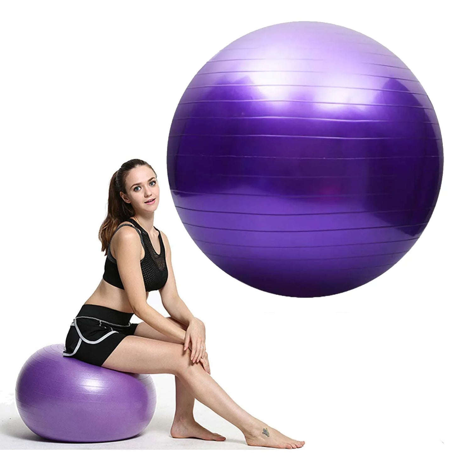 Yoga balls for Pilates, fitness, gym, balance, exercise, workout, 45/55