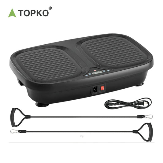 TOPKO US Warehouse Full-Body Indoor Exercise Vibrating Plate Home Fitness Machine with High-Efficiency Vibrating Platform