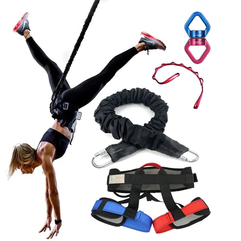 Bungee Dance Flying Aeri Training Rope For Gym Suspension Band Of The Aerial Yoga Fell The Freedom-trening 120-220lbs (40-110KG)