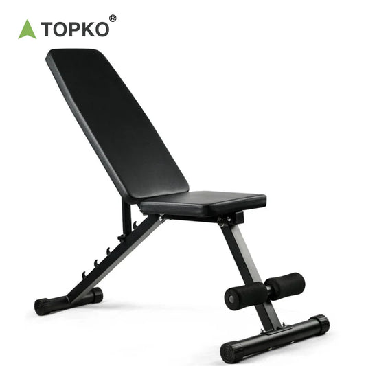 TOPKO US Warehouse Premium Gym Dumbbell Bench Home Fitness Metal Weight Bench
