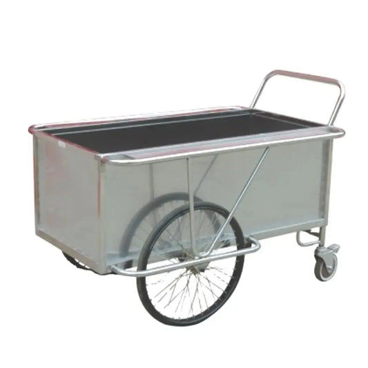 Hot Sale Hospital Medical All Stainless Steel Delivery Trolley Stainless Steel Laundry Rv