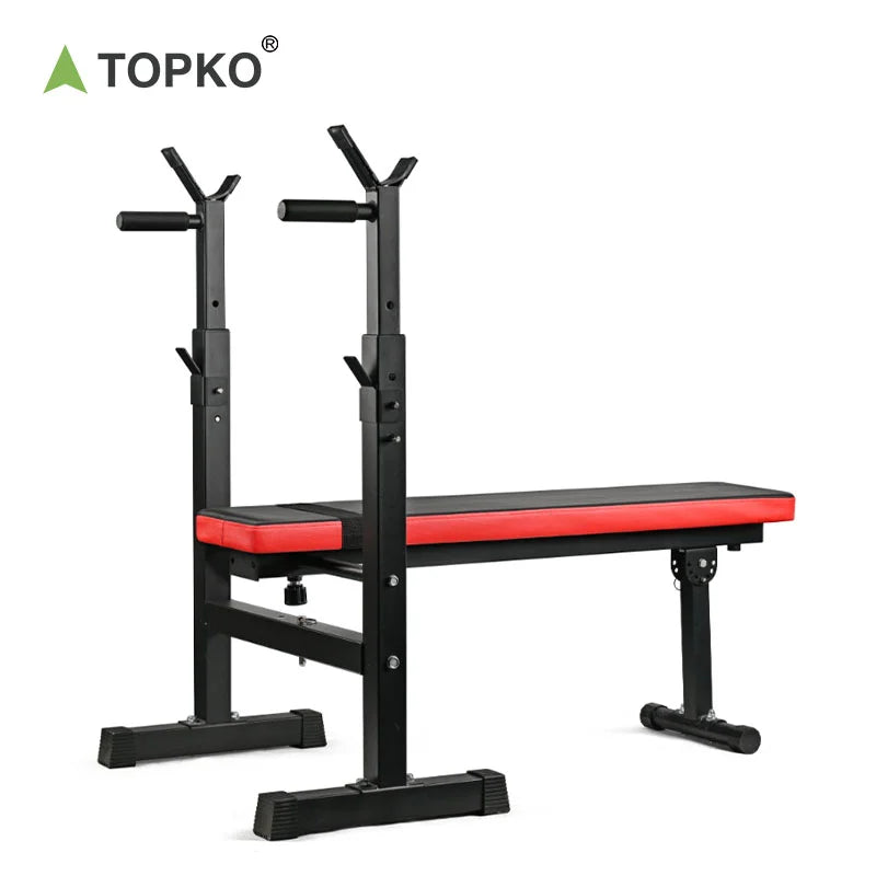 TOPKO US Warehouse Multi-Functional Weight Bench Home Fitness Weight Lifting Bench