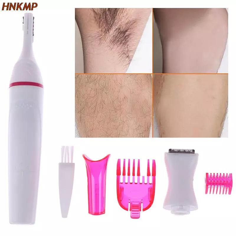 5 In 1 Practical Women Hair Removal Electric Shaping Female Shaving Machine Mini Shaver Trimmer Razor For Underarm Facial Tool