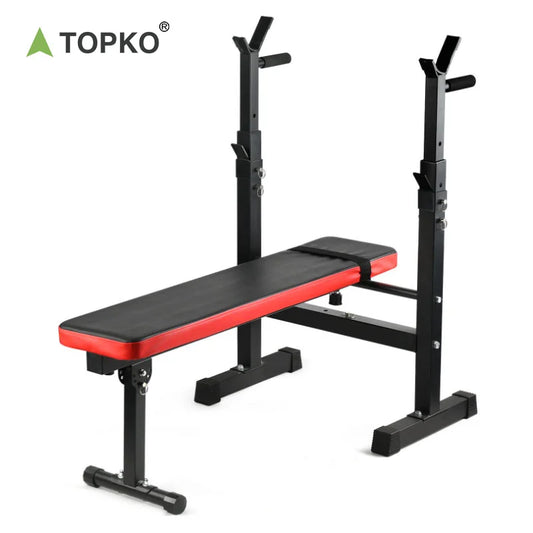 TOPKO US Warehouse Multi-Functional Weight Bench Home Fitness Weight Lifting Bench