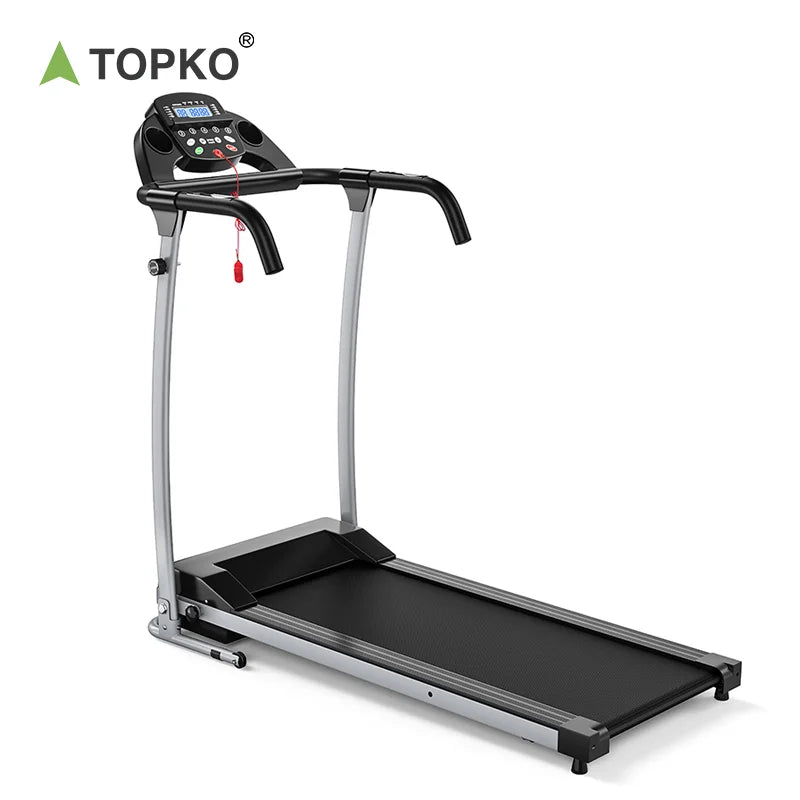 TOPKO US Warehouse Hot Selling Silent Foldable Treadmill for Home Gym Fitness Multi-Function Smart Treadmill