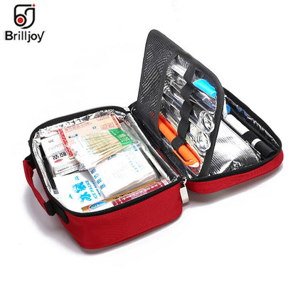 Brilljoy High Quality Insulin Portable Medicine Cold Storage Bag Refrigerated Cool Box bags Drug Freezer for Diabetes People New