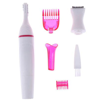 5 In 1 Practical Women Hair Removal Electric Shaping Female Shaving Machine Mini Shaver Trimmer Razor For Underarm Facial Tool