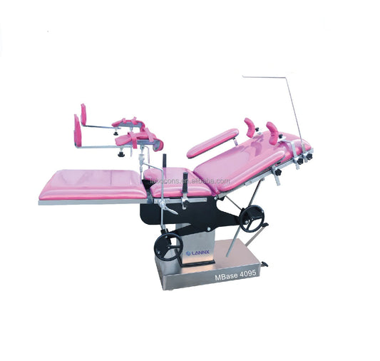 LANNX MBase 4095 Factory Price Hydraulic Operating Table Stainless Steel Medical Hospital Gynecological Surgery Operation Table