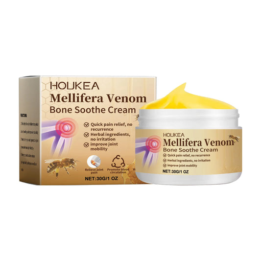 HOUKEA Daily Gentle Joint Care Cream for Wrists and Knees Bee Venom Moisturizing Massage Cream