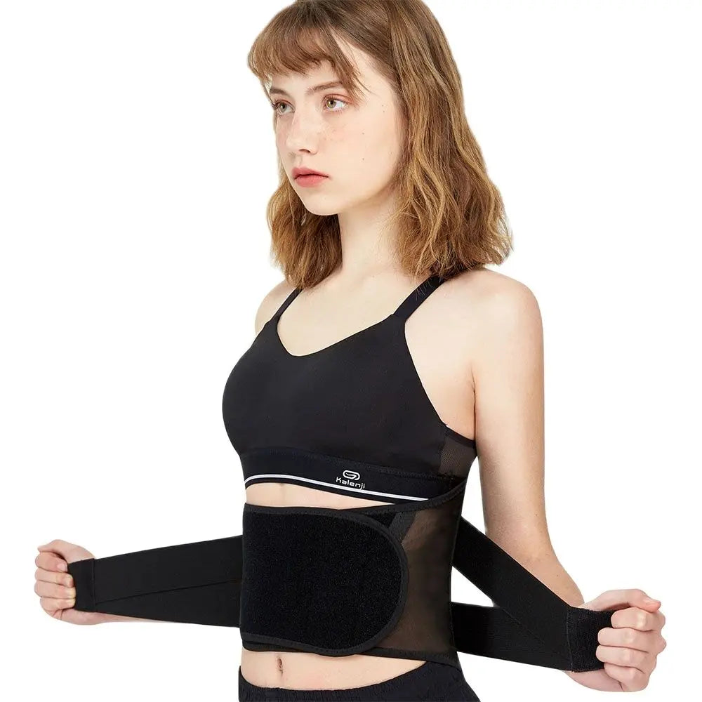 Veidoorn Waist Trimmer Waist Trainer for Women Men Lower Back Lumbar Support Body Shaper Sweat Slimming Belt Corset Workout Gym