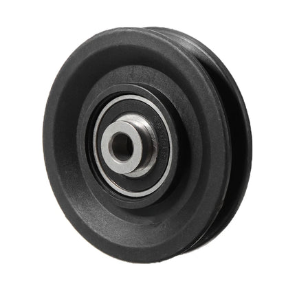 MAYITR High Quality Bearing Pulley 90mm Wearproof Nylon Bearing Pulley Wheel Cable Gym Universal Fitness Equipment Part