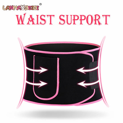 Corset Waist Trainer Support Back Belt Sport Women Body Shaper Weight Loss Gym Weight Lifting Belts Bodybuilding Workout 5010