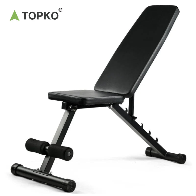 TOPKO US Warehouse Premium Gym Dumbbell Bench Home Fitness Metal Weight Bench