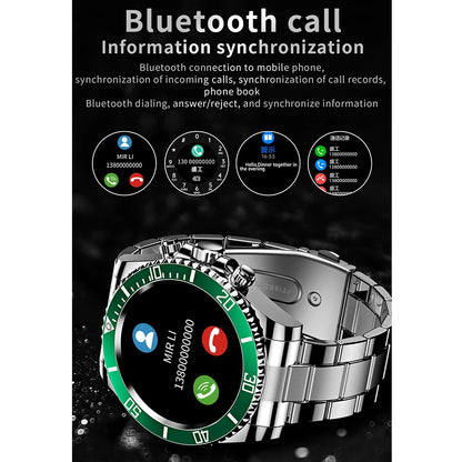 Smart Watch Blue Tooth Call Message Display DIY Wallpaper Heartrate Blood Pressure Sports Smartwatch Women Men Waterproof Music