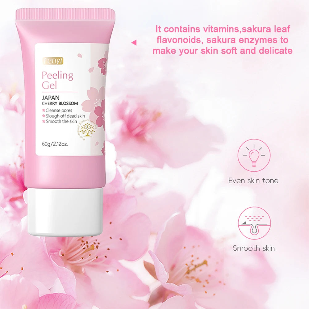 Face Deep Cleaning Exfoliating Gel Skin Care Whitening Moisturizer Repair Facial Scrub Skin Care 60g