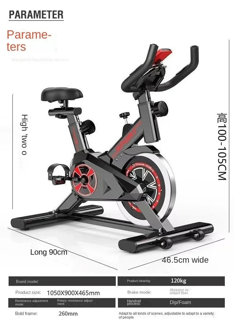 Silent Smart Power Bike for Indoor Exercise - Weight Loss and Fitness Solution for Home Use, Perfect for a Healthy Lifestyle