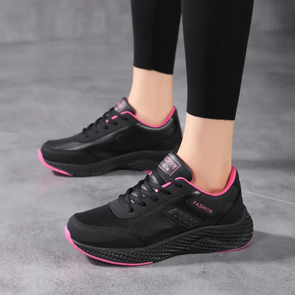 New 2024 Autumn Casual Shoes for Women Comfort Platform Sneakers Women Thick Sole Lacing Running Shoes Loafers Zapatos De Mujer