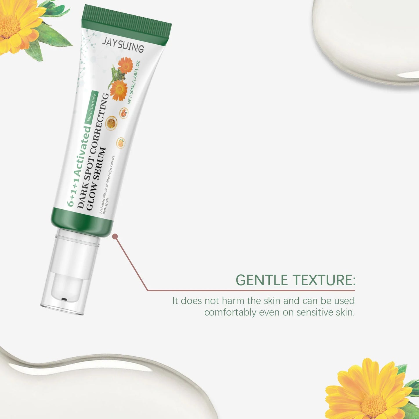 Skin Brightening Essence Eliminate Dullness Even Tone Reduce Fine Lines Moisturize Increase Skin Elasticity Nicotinamide Essence
