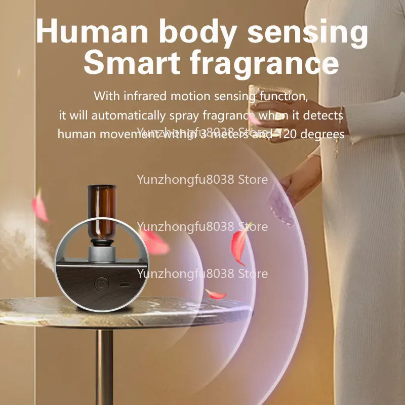 Air Purifier Aromatherapy Room Aroma Diffusers Essential Oil Diffuser Air Fresher Sensor Intelligence Scent Machine