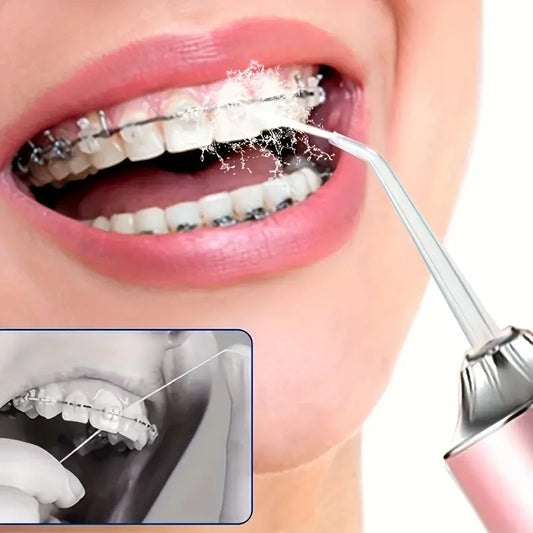 Tooth Water Flosser, Oral Rinser,Portable Wireless Oral Rinser,USB Charging,Suitable for Home Travel,Daily Teeth Care for