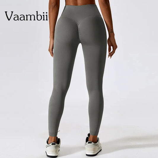 Sport Pants Tights Seamless Fitness Leggings Women Clothing High Waist Scrunch Butt Gym Legging Push Up Yoga Pants Active Wear