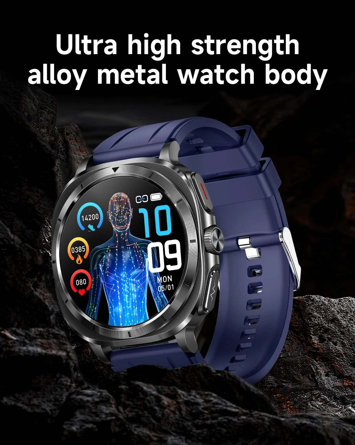 2025 NEW Health monitoring ECG+PPG Smart Watch Uric Acid Blood fat Blood Pressure High Precision Analysis Smart Watch Voice call